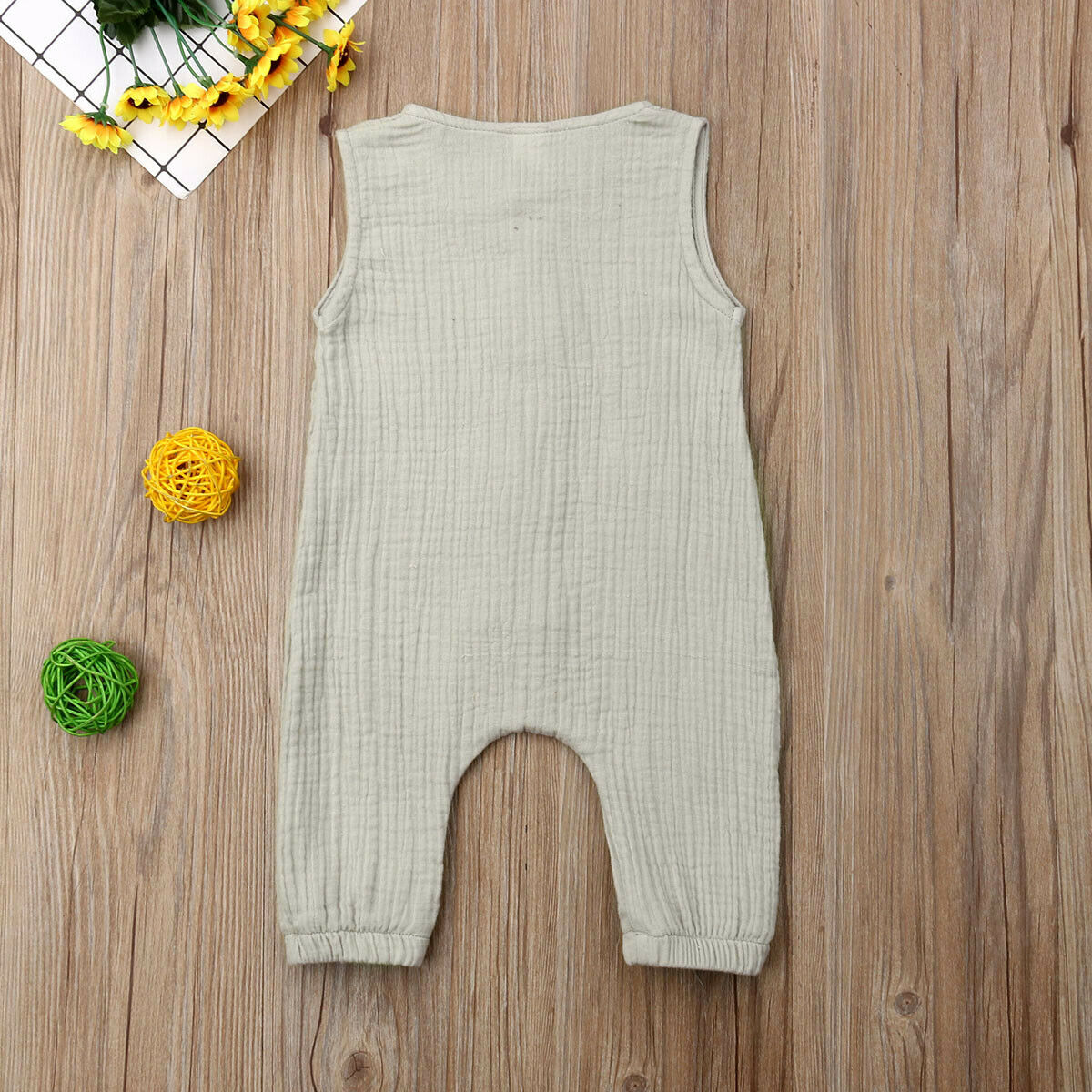Newborn Baby Boy Girl Romper Jumpsuit Sunsuit Outfits Clothes