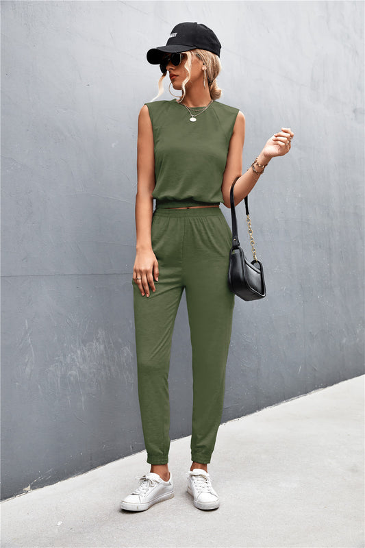 Not so basic top and jogger set