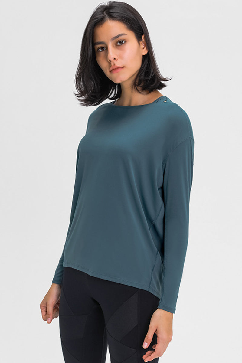 Perfect pullover active top