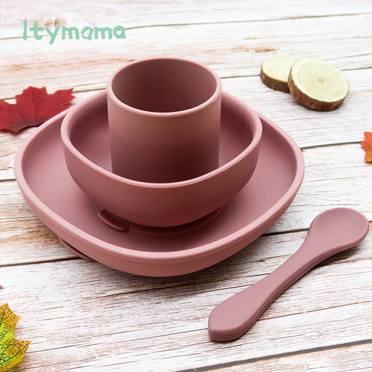 4pc Baby Silicone Plate Set
