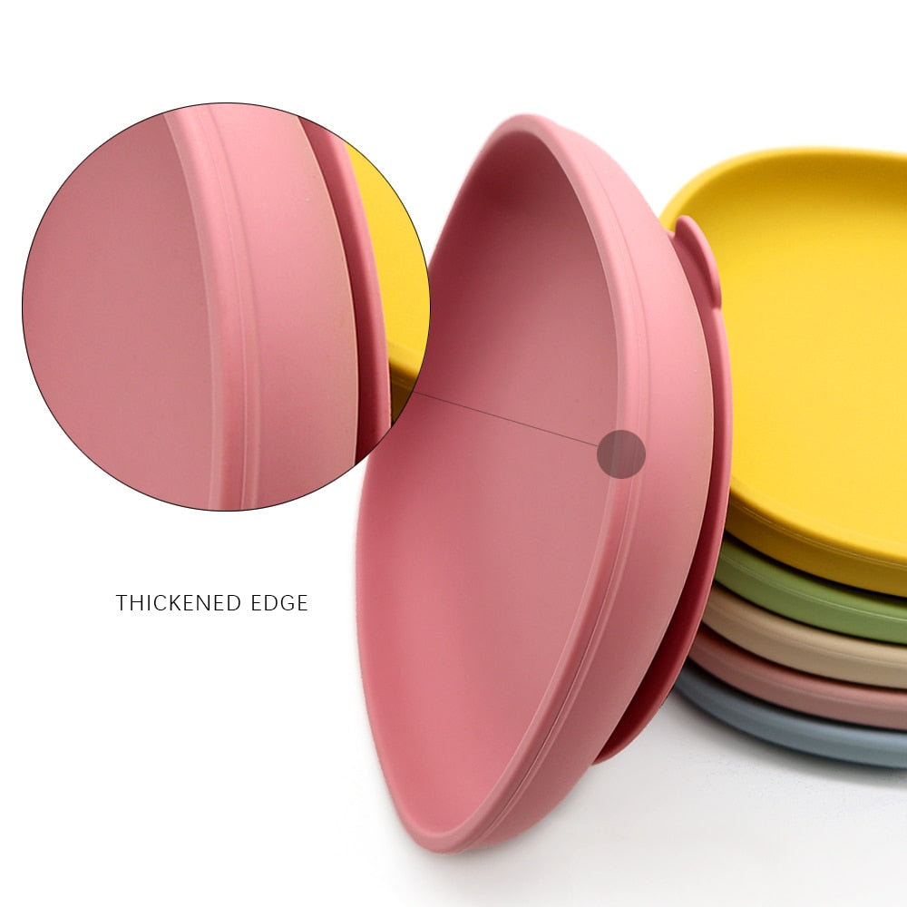 4pc Baby Silicone Plate Set