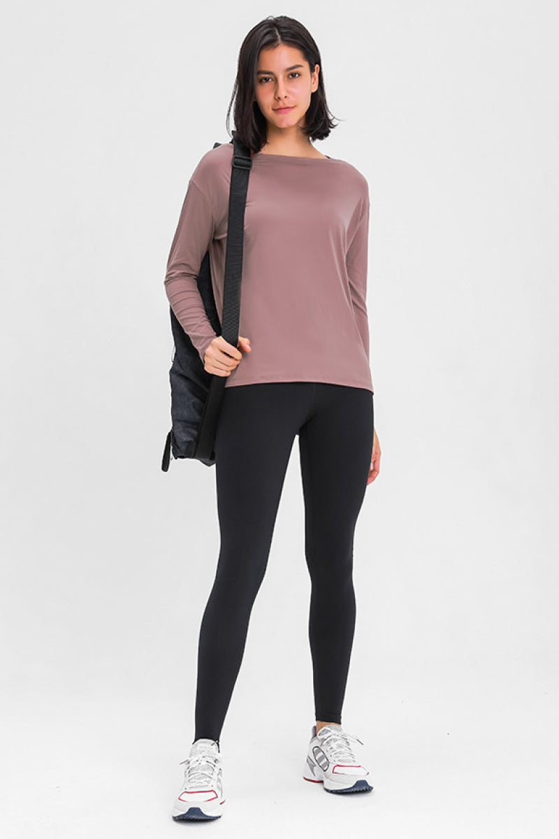 Perfect pullover active top